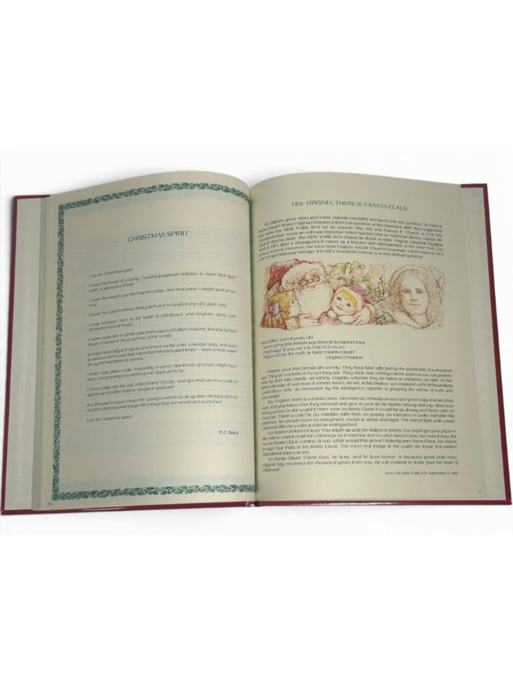 Vintage Our Family Christmas Treasury Memory Book Hardcover Current Inc 1989 New - Picture 5 of 13
